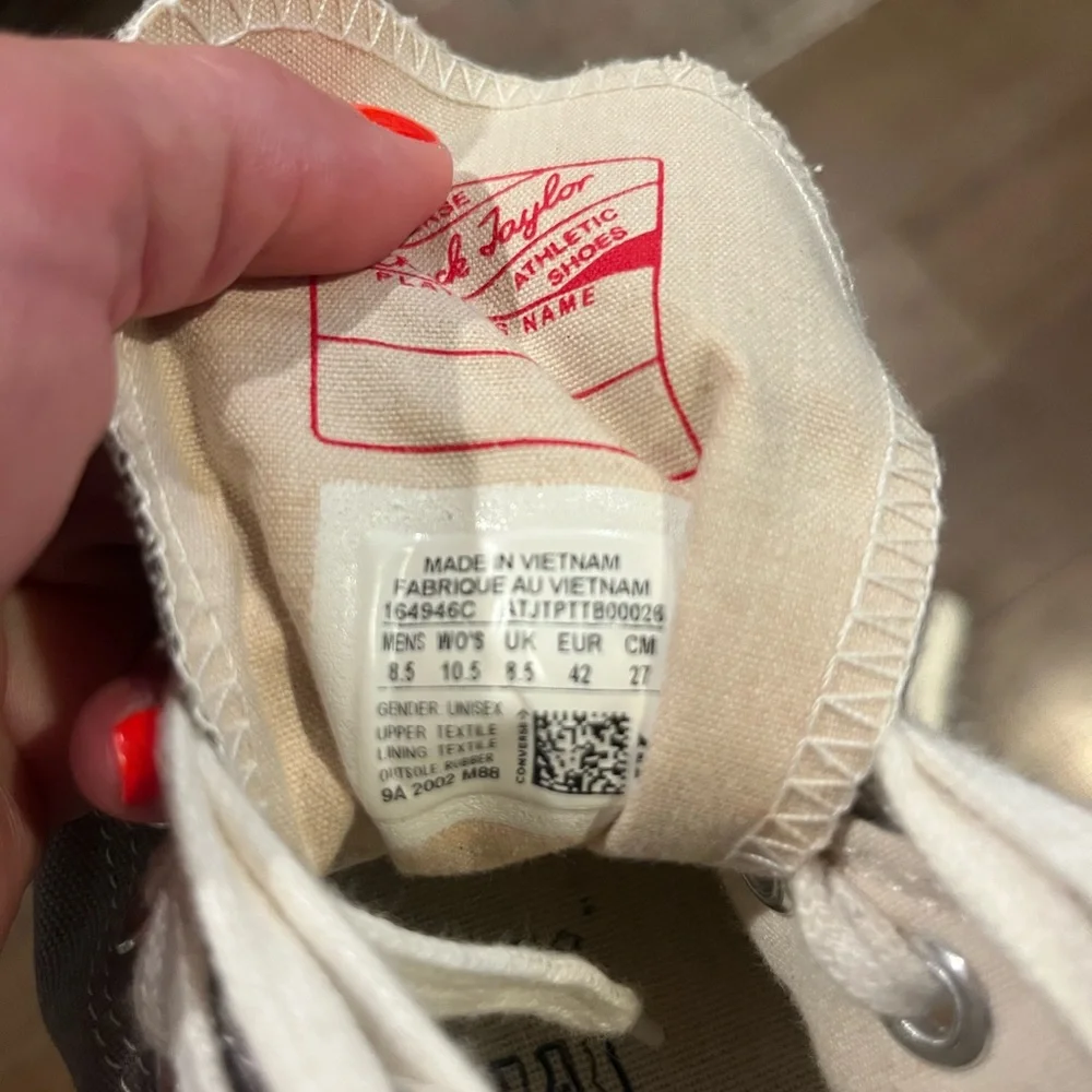 Chuck Taylor Converse All Star Grey Canvas - Picture 8 of 12